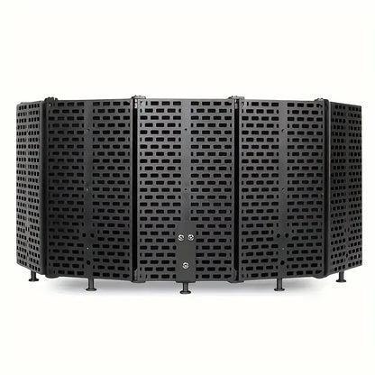 Schermo isolante per microfono – Cabina per voci pieghevole e fonoassorbente