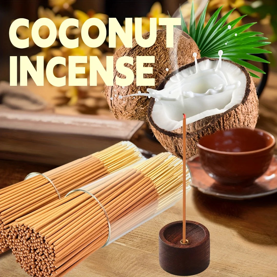 102/202 pieces of natural coconut vanilla scented candles, lasting 30-40 minutes, purify the air, create a fresh atmosphere for the bedroom/living room, suitable for offices, yoga, reading relaxation, and as a creative