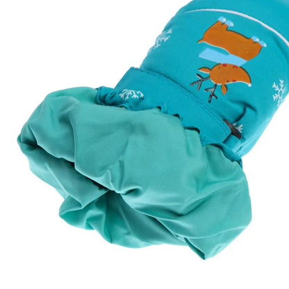 Muffole da sci a forma di coniglio per bambini – Spesse e calde muffole da neve (Età 2–6)