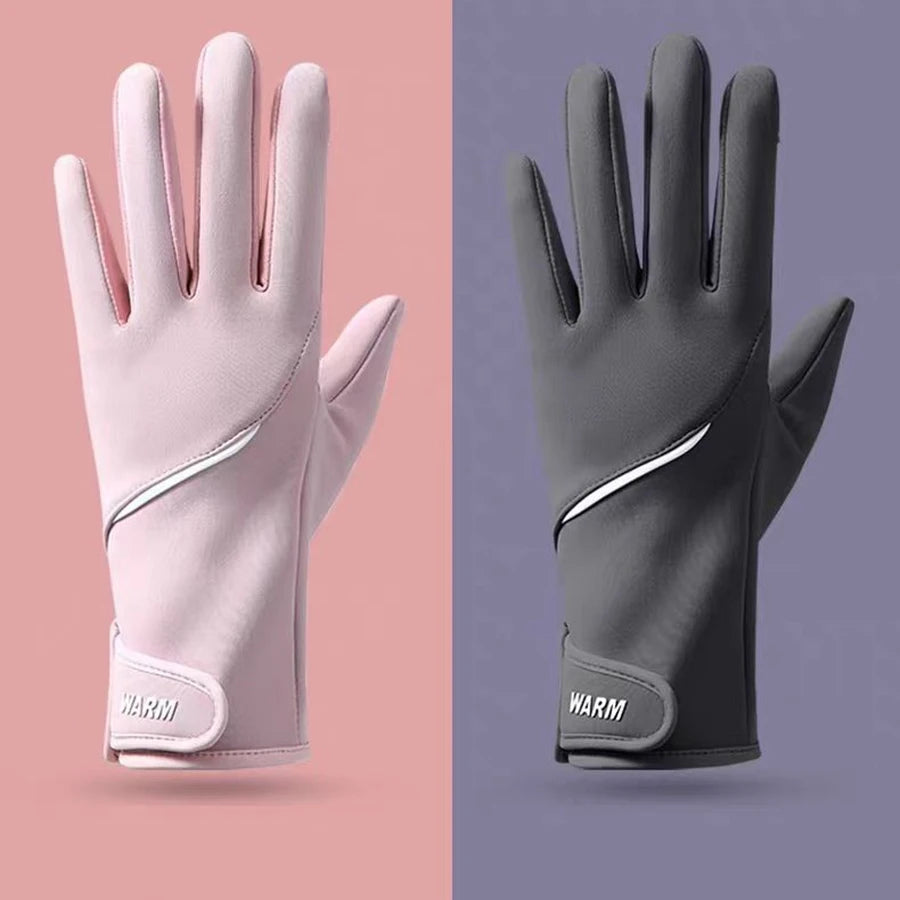 Women's Fleece-Lined Thermal Touchscreen Gloves