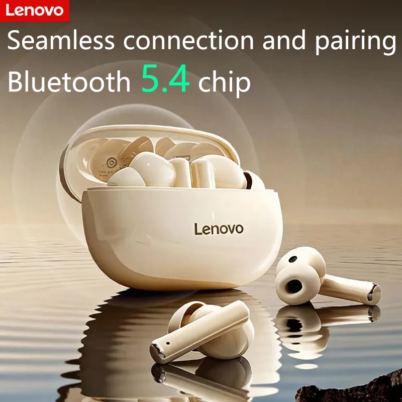 Lenovo TA210 Wireless Over-Ear Headphones – Bluetooth 5.3, Built-In Mic, Noise Isolating