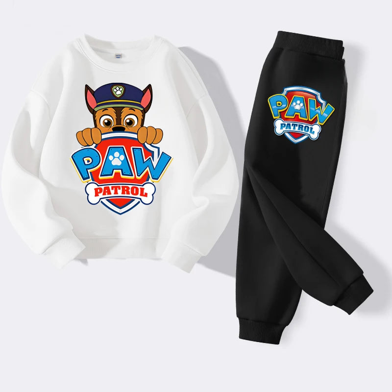 Boys' PAW Patrol Sweatshirt & Pants Set - 2-Piece Kids Tracksuit, Sizes 100-150