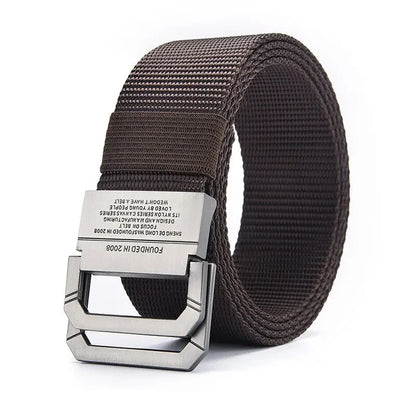 Gurt aus Canvas-Gurtband mit Metalllegierungsschnalle – Lässiger Outdoor-Gürtel für Herren & Damen