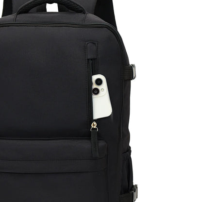 Zaino per laptop con foto e nome personalizzati - Borsa da viaggio capiente personalizzata