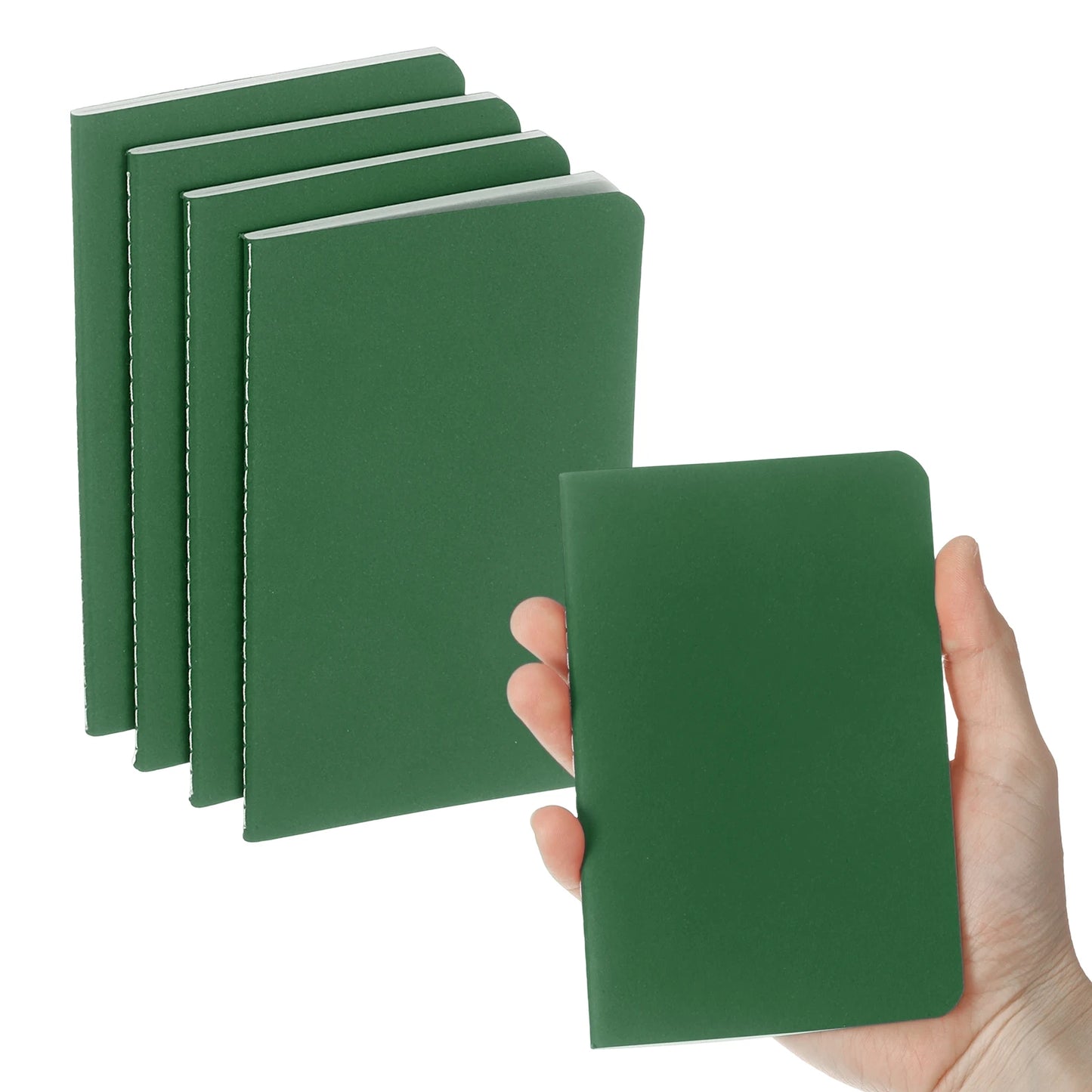 4/6Pcs A6 Mini Pocket Notebook Kraft Paper Lined Journal Memo Pad 30 Sheets/60 Pages Portable Notebook Notepad Office Supplies