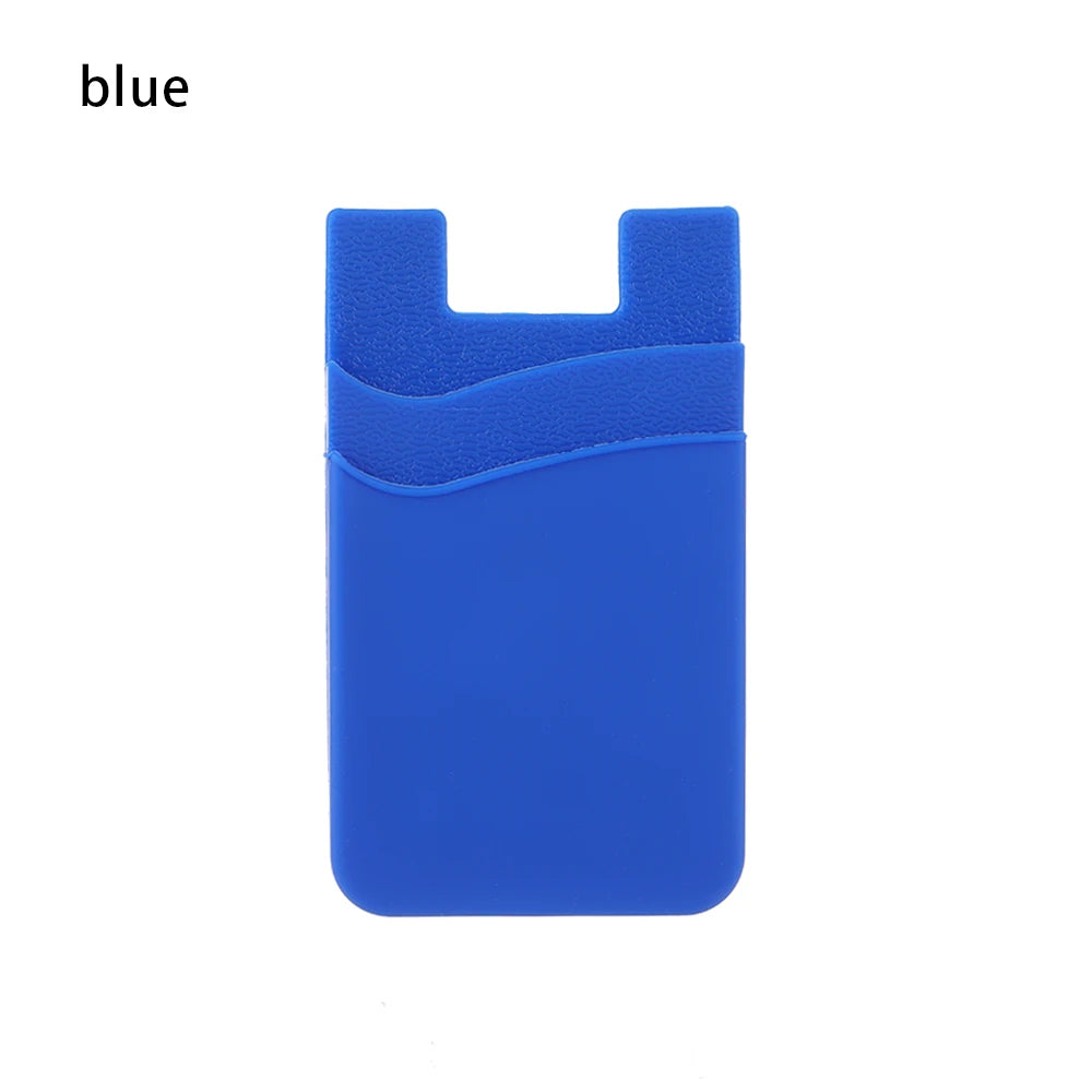 Stick-On Phone Card Holder – Silicone Phone Wallet Pocket