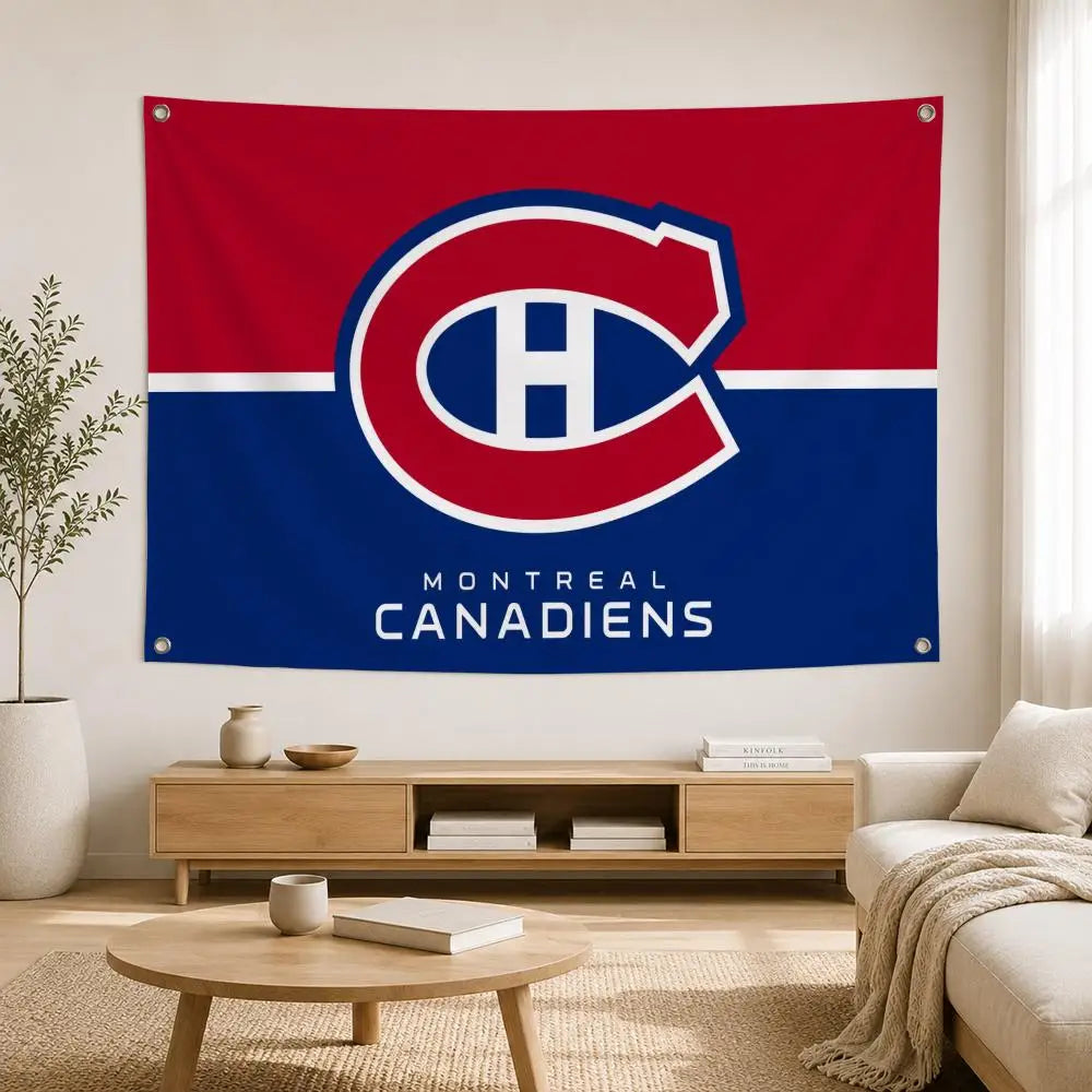 Montreal Canadiens Garden Flag | Indoor & Outdoor Yard Banner for Patio, Porch & Fan Cave