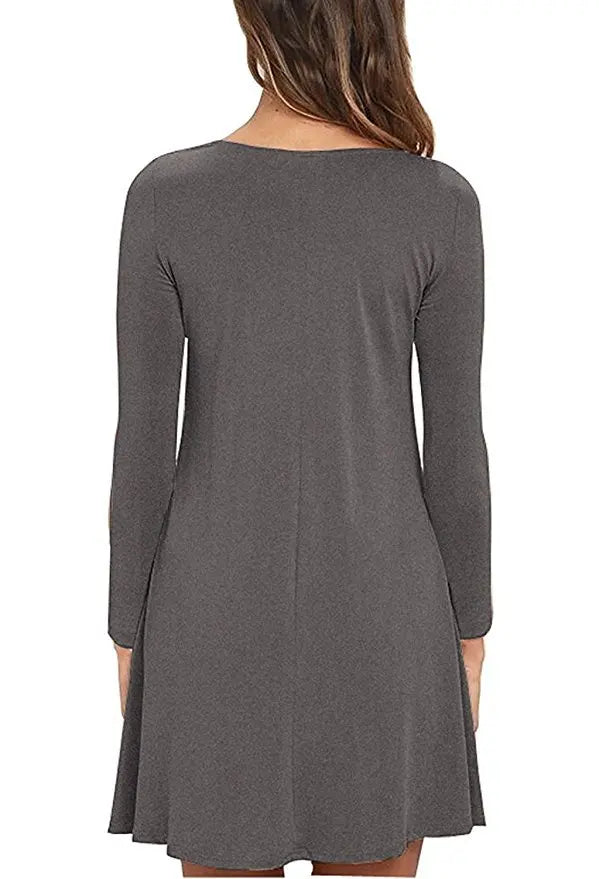 Women's Embroidered A-Line Mini Dress
