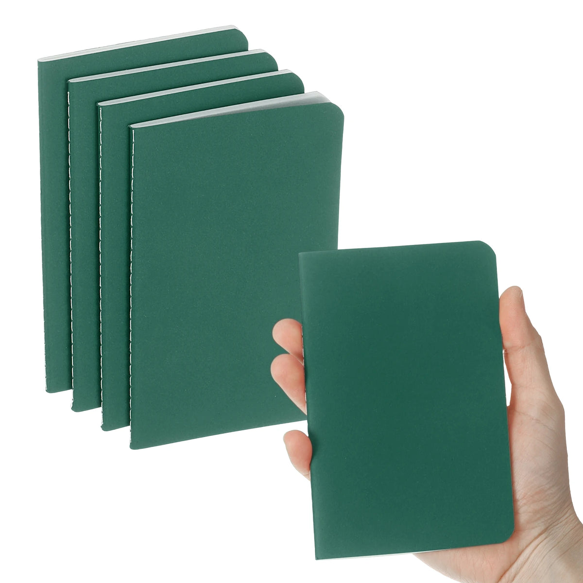 4/6Pcs A6 Mini Pocket Notebook Kraft Paper Lined Journal Memo Pad 30 Sheets/60 Pages Portable Notebook Notepad Office Supplies