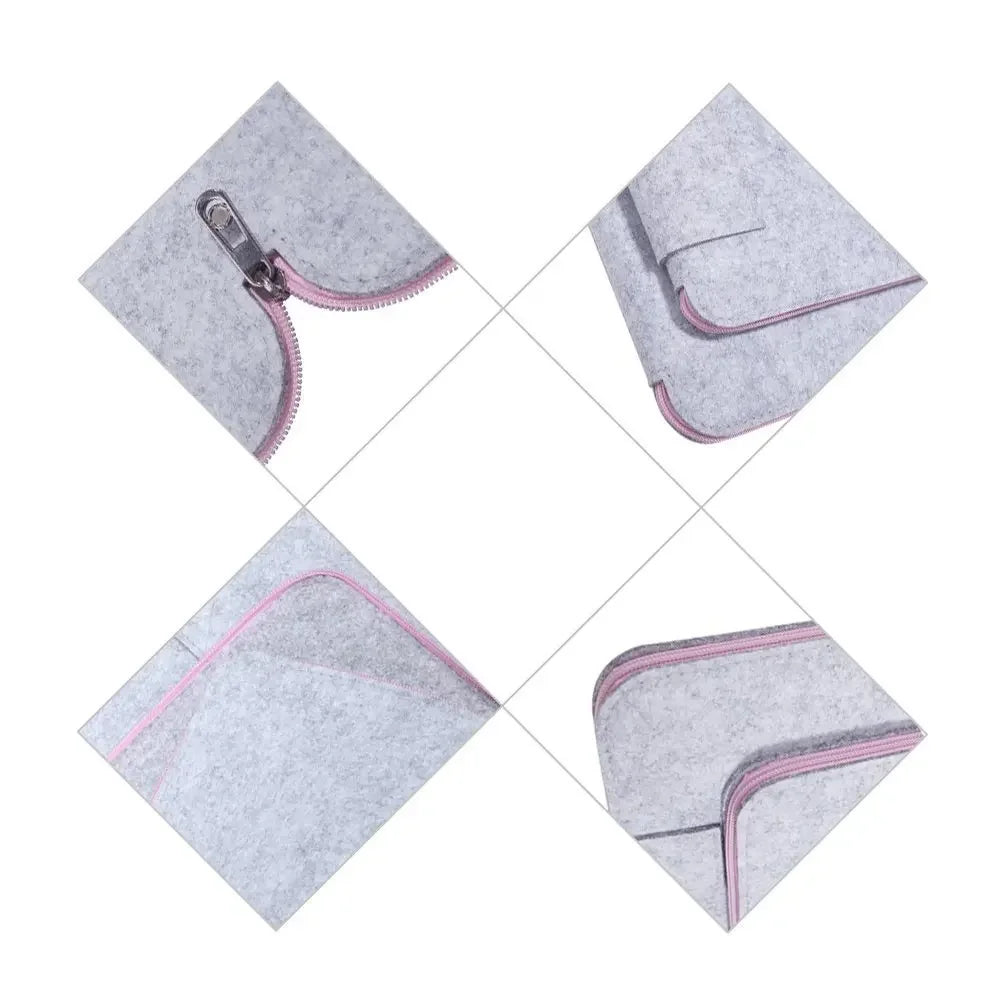 Felt Laptop Sleeve 11"-17" - Soft Notebook Case with Handle for Asus & Lenovo