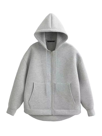 HH Damen Kapuzenjacke mit Reißverschluss und Taschen