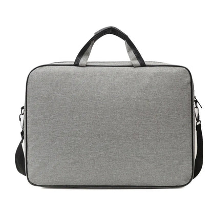 Bolso de hombro para portátil de negocios 15,6"-17" - Maletín de color liso con asa