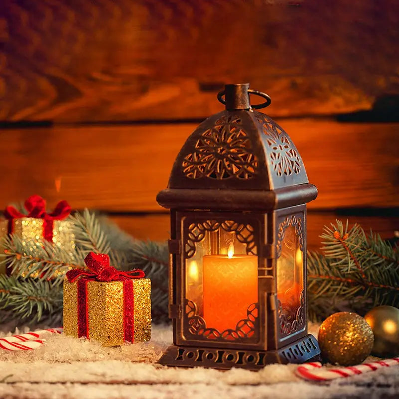Flameless Candles with Remote Color Changing LED Candle Light Carved 3D Moroccan Designs Paraffin Candles Flickering Moving Wick