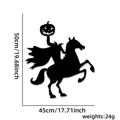 Halloween-Filzdeko für Fenster und Türen