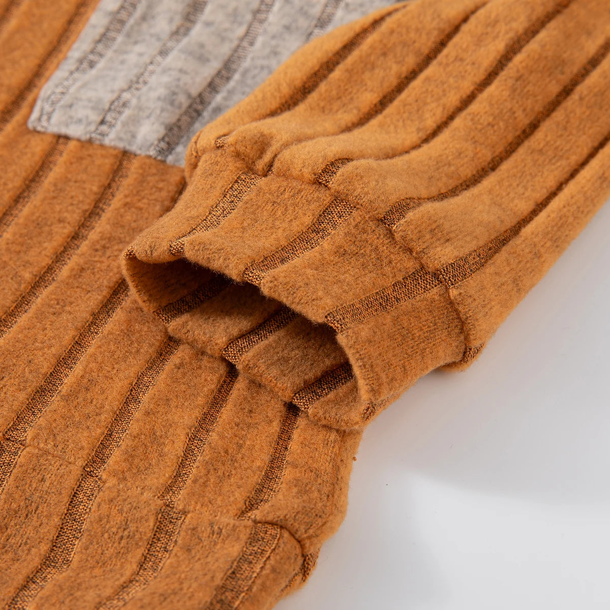 Boys' Colour Block Sweater & Pants Set - Long Sleeve Winter Outfit, Sizes 90-130