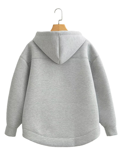 HH Damen Kapuzenjacke mit Reißverschluss und Taschen