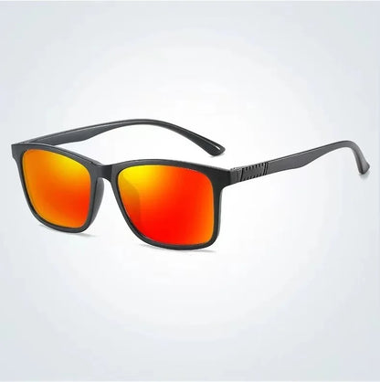 UV400 Cycling Sunglasses | Square Frame Driving & Fishing Eyewear