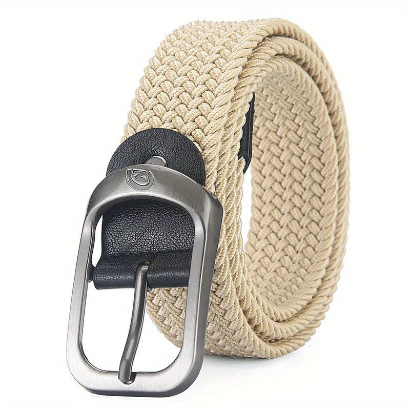Woven Stretch Belt – Braided Elastic Belt for Men & Women