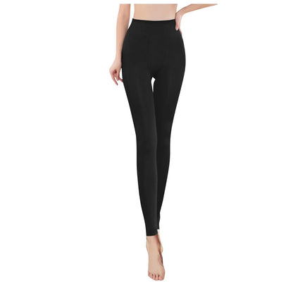 Fleece-Lined Sheer-Look Tights – Women's Thermal Winter Tights