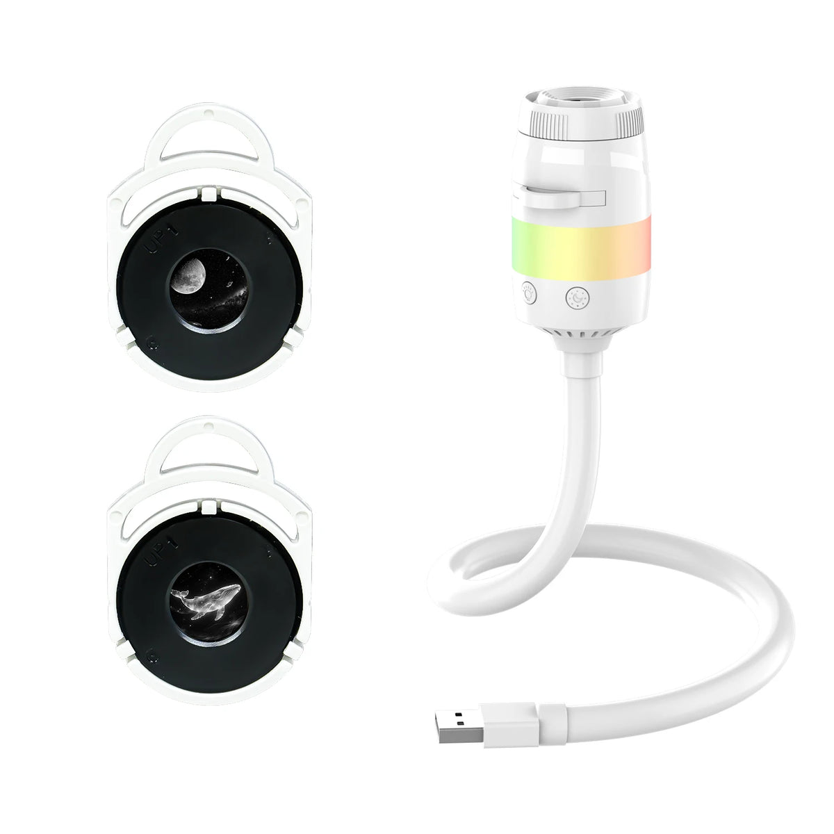 HD Planetarium Star Projector – Galaxy & Ocean Night Light with Film Discs