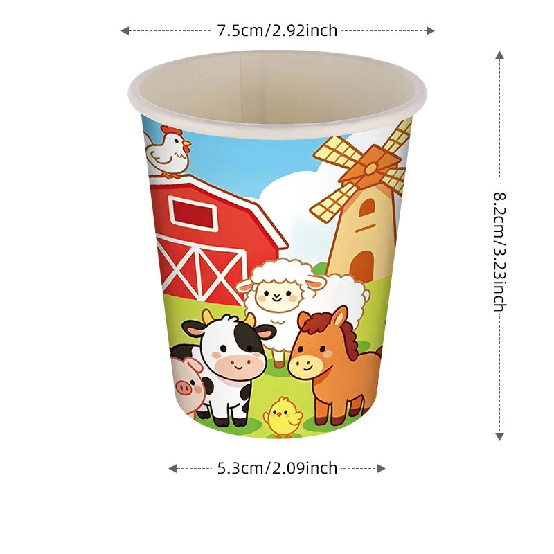 Farm-Themed Kids' Party Decorations & Tableware