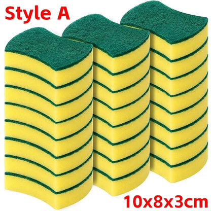 Spugna Magica Doppia Faccia Altamente Assorbente per Pulizia Pentole e Ruggine Spazzola Pulitrice Utensile per Pulizia Cucina