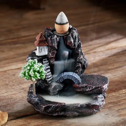 Backflow Incense Burner – Waterfall Incense Holder Decor