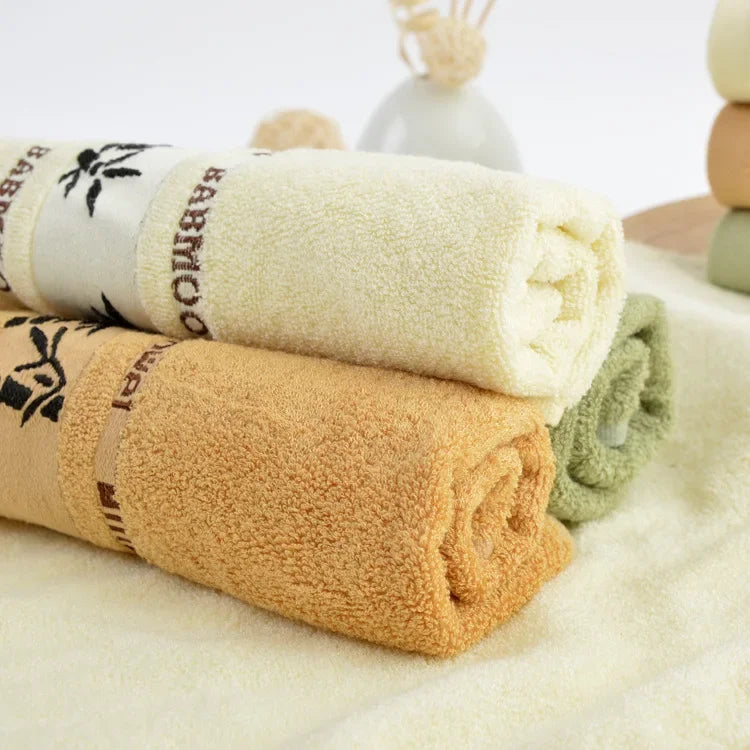 Bamboo Fibre Hand Towels – Soft 34 × 74 cm Towels, 1, 2 or 4 Pack