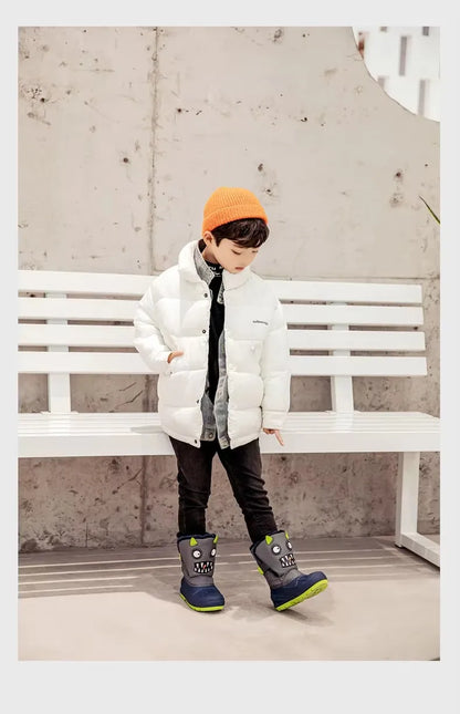 Toddler Animal Snow Boots – Plush-Lined Non-Slip Winter Boots