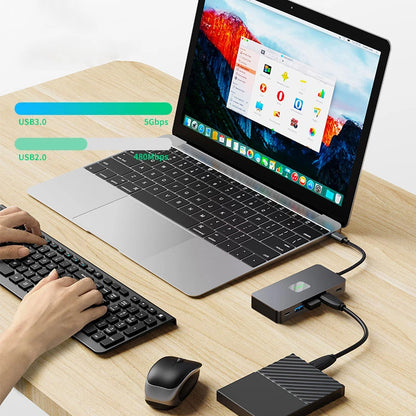 12-in-1 USB-C Hub Docking Station | 4K HDMI, RJ45 Ethernet, PD Charging for MacBook & Laptops