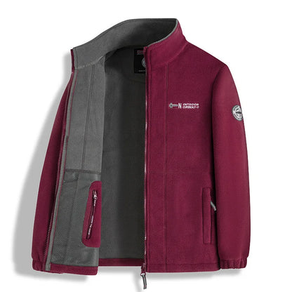 FGKKS Herren-Freizeitsjacke mit Reißverschluss