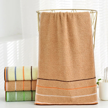 Telo da bagno in cotone a righe – Asciugamano spesso da bagno 35 × 75 cm