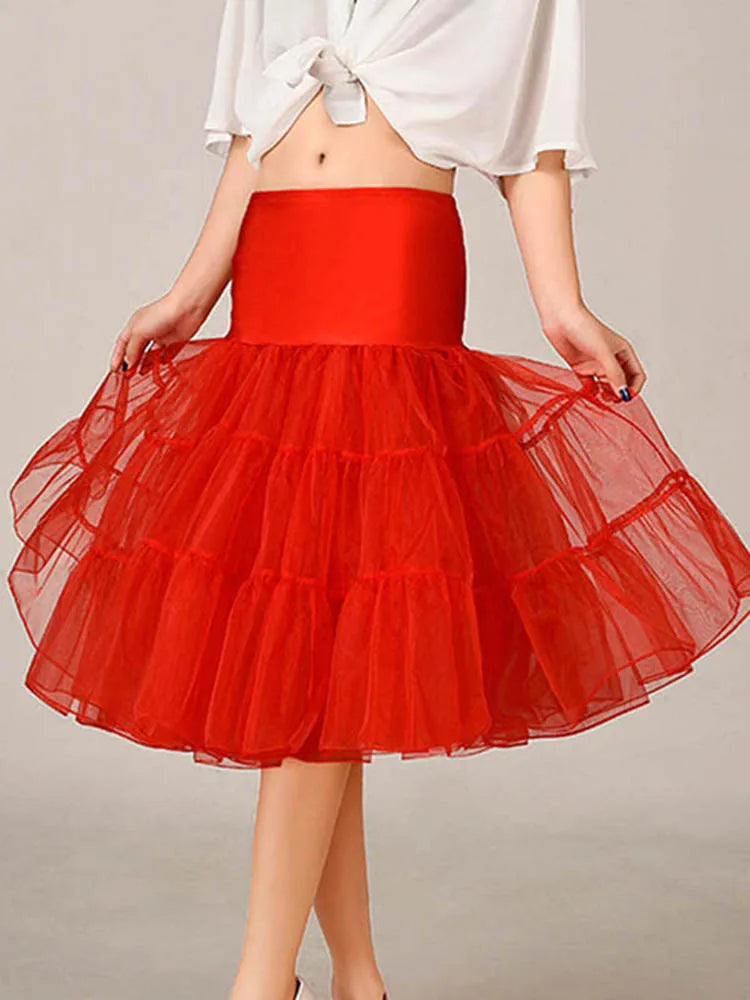 Women's Vintage-Style Printed A-Line Party Dress