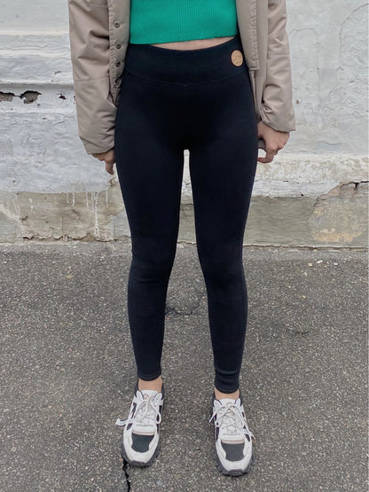 Leggings de invierno de cintura alta para mujer GareMay