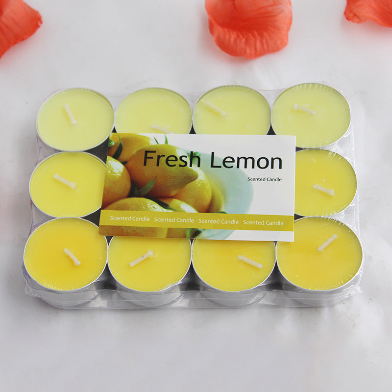 12pcs Scented Candles Gradient Color Soy  Smokeless Room Ornaments Aromatic Aroma  for Festivals Bedroom Party Living Room