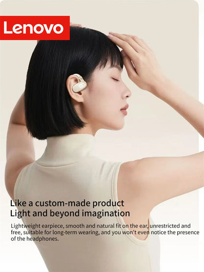 Lenovo EA366 kabellose Open-Ear-Ohrhörer – Bluetooth-Kopfhörer mit Ohrbügel und Ladeetui