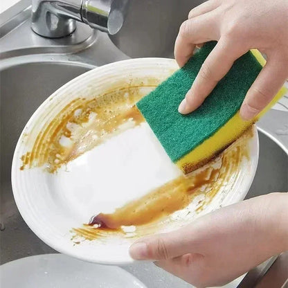 Spugna Magica Doppia Faccia Altamente Assorbente per Pulizia Pentole e Ruggine Spazzola Pulitrice Utensile per Pulizia Cucina