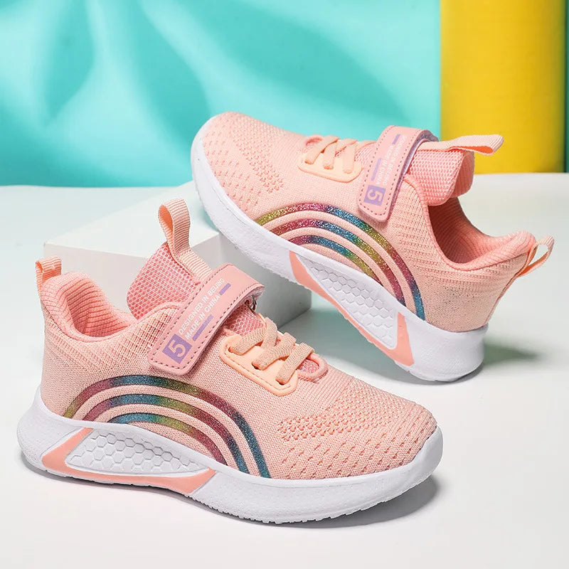 Girls' Mesh Running Sneakers