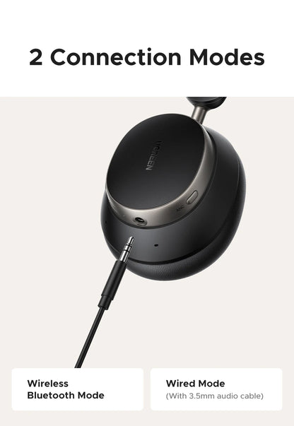 Auriculares UGREEN Studio Pro ANC – Cancelación de ruido de 48 dB, Hi-Res LDAC, batería de 120 h