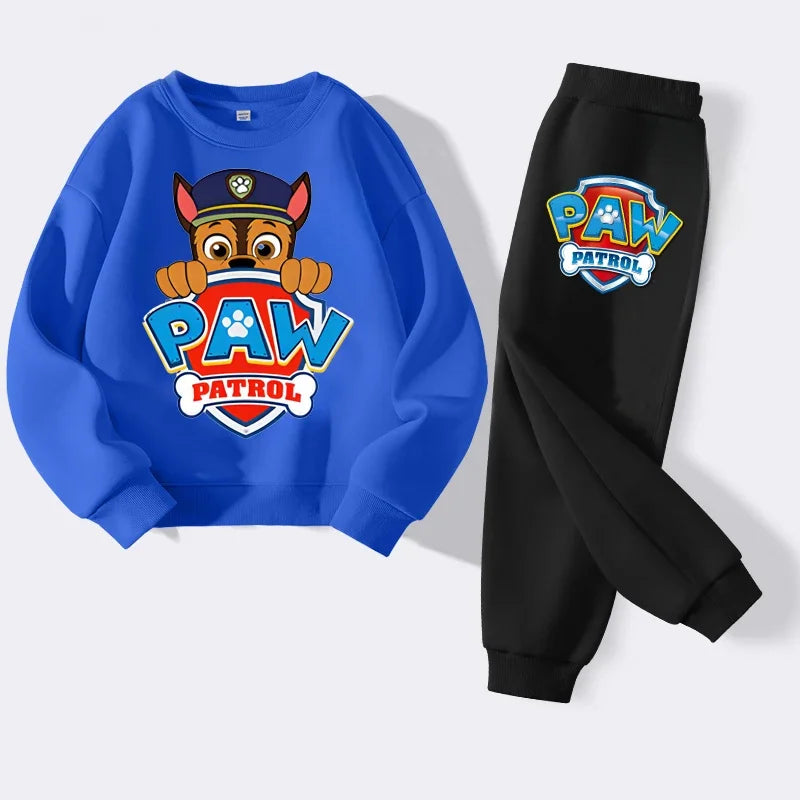 Boys' PAW Patrol Sweatshirt & Pants Set - 2-Piece Kids Tracksuit, Sizes 100-150