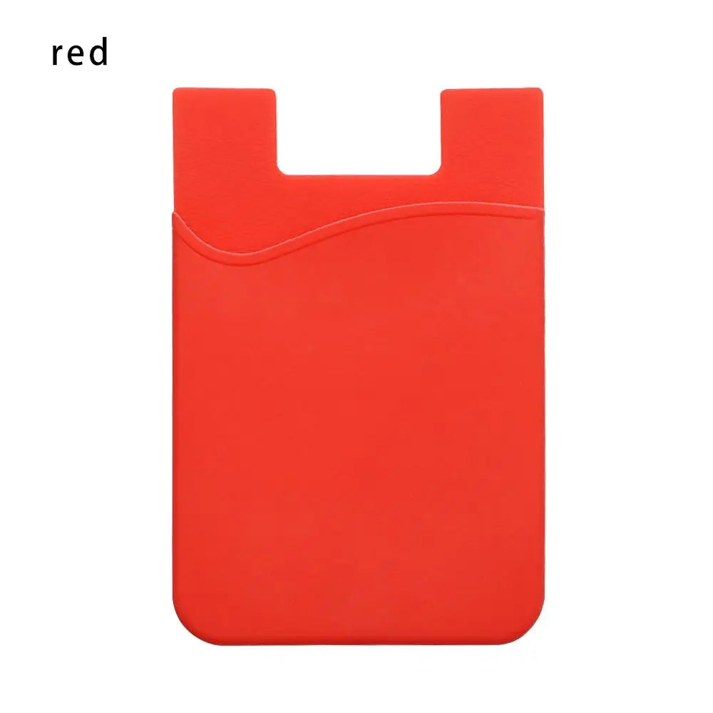 Stick-On Phone Card Holder – Silicone Phone Wallet Pocket