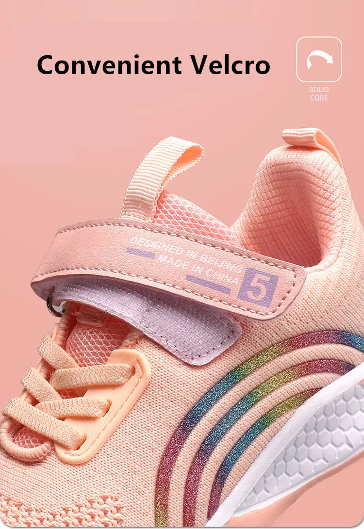 Girls' Mesh Running Sneakers