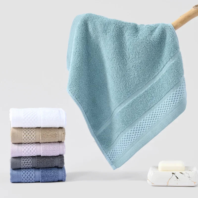 Thick Cotton 3-Piece Towel Set – Bath, Hand & Washcloth