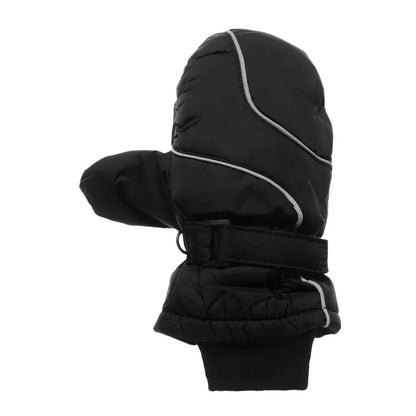 Guantes de esquí ajustables para niños – Guantes para nieve con forro de terciopelo (5–9 años)
