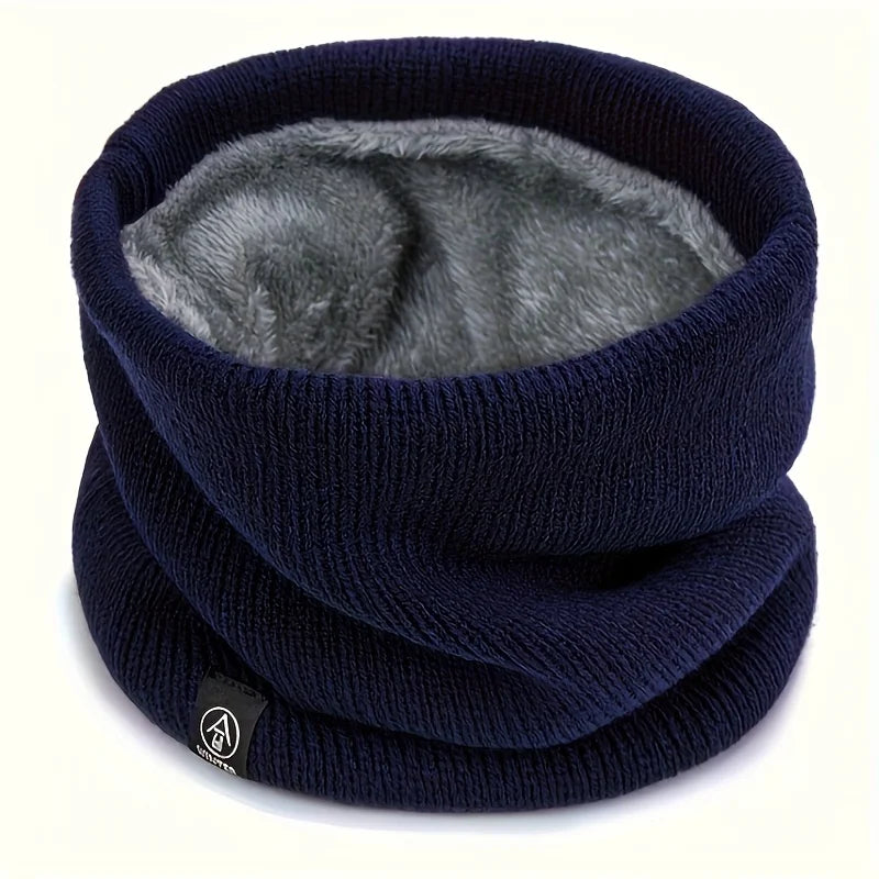 Fleece-Lined Winter Neck Warmer – Windproof Unisex Neck Gaiter