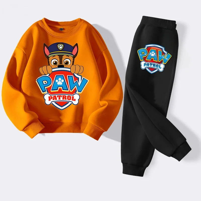 Boys' PAW Patrol Sweatshirt & Pants Set - 2-Piece Kids Tracksuit, Sizes 100-150