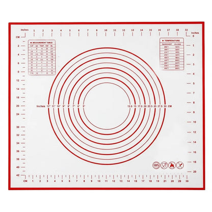 Silicone Baking & Pastry Mat – Non-Stick Dough Rolling Mat