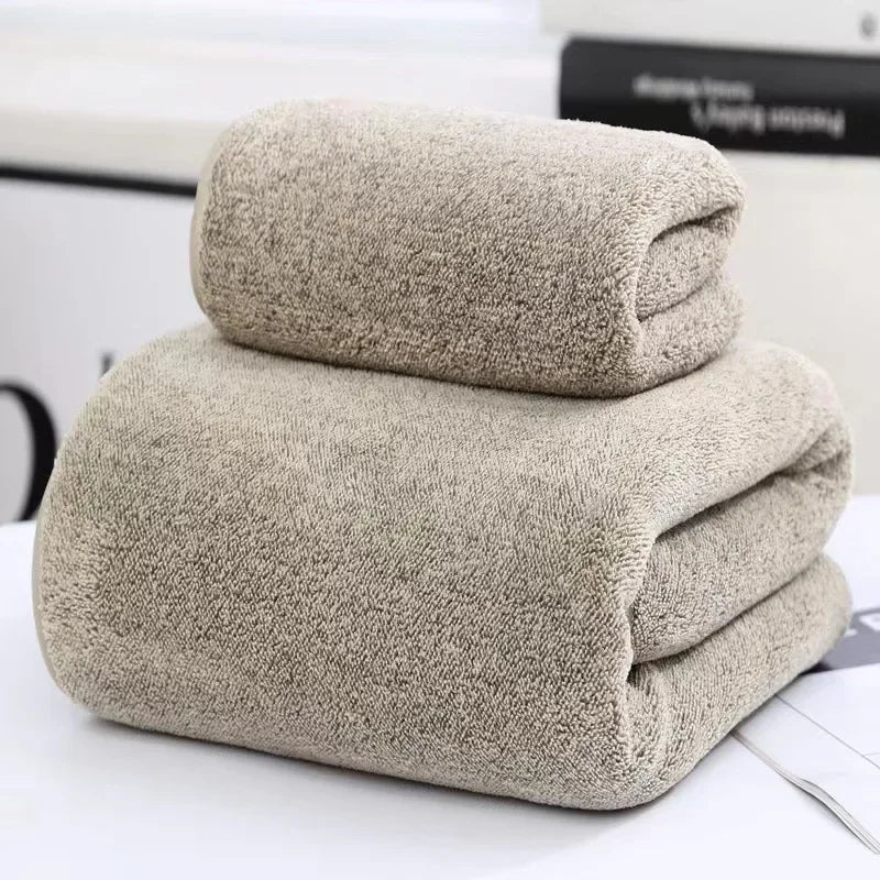 Coral Fleece Towel Set – Quick-Dry Bathroom Towels