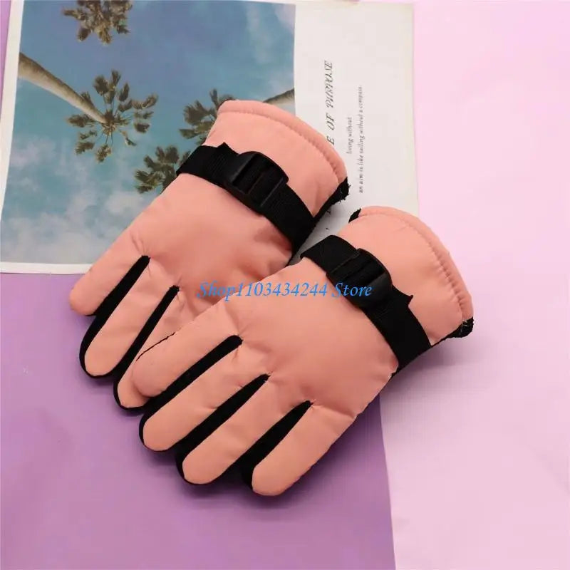 Kids' Insulated Ski Gloves – Windproof Winter Gloves, Ages 3–13