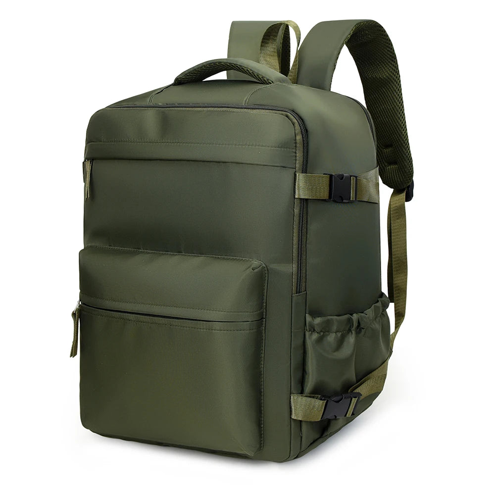 Backpack for Men and Women, Simple Business Trip Luggage Bag, Boarding Travel Bag, Large Capacity Backpack